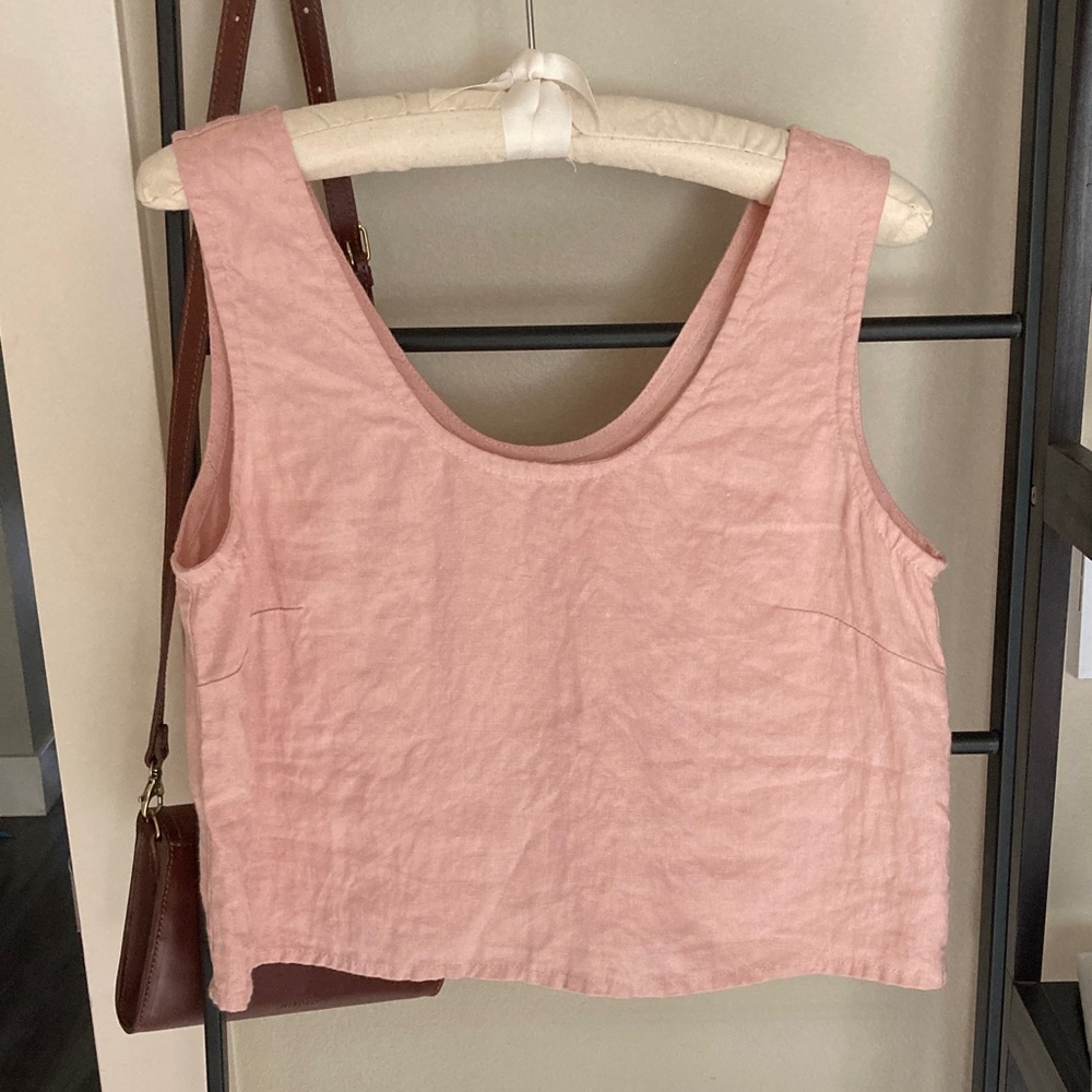 Not perfect linen PORTO linen tank top